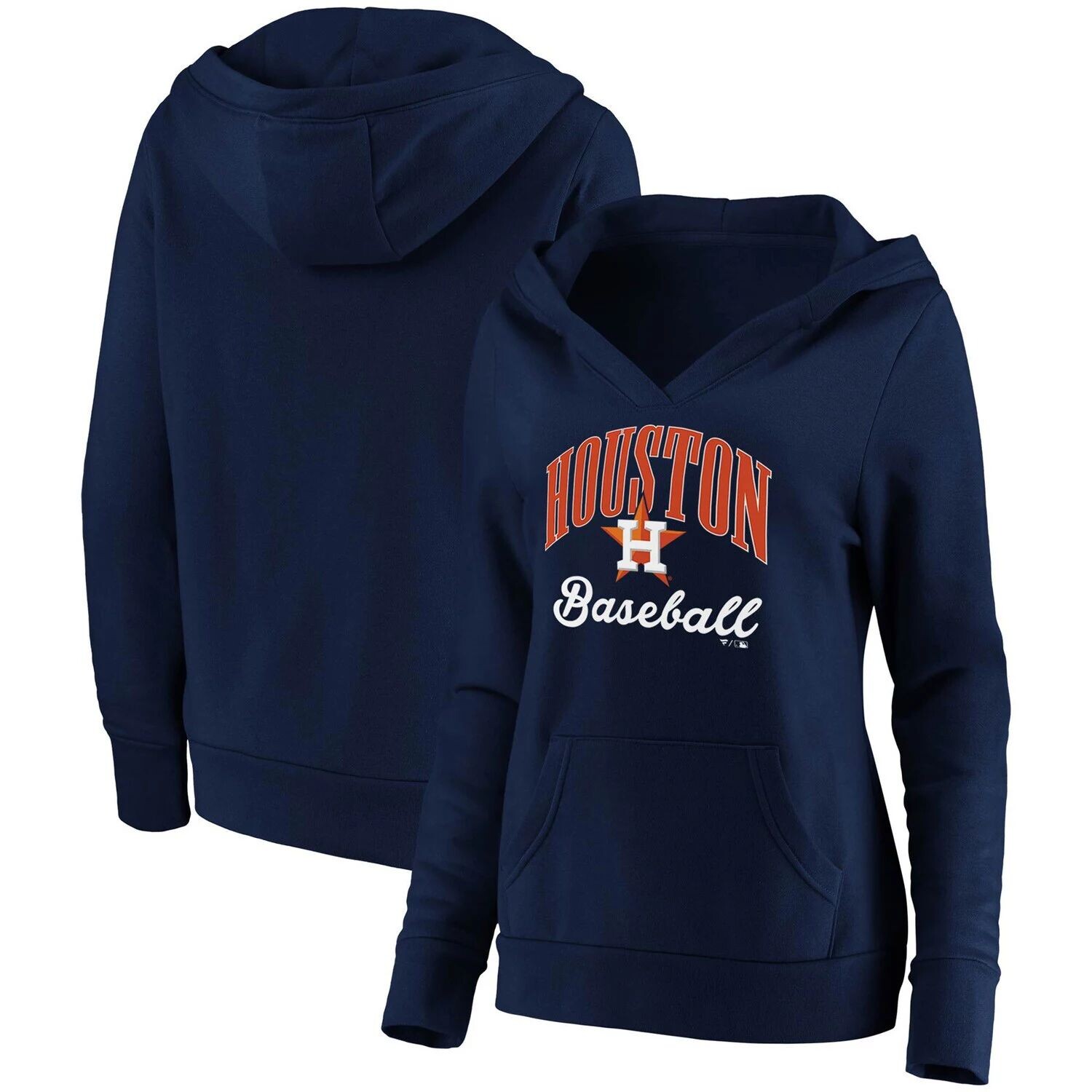 Женский темно-синий пуловер с капюшоном и надписью Fanatics Houston Astros Victory Script Fanatics
Женский темно-синий пуловер с капюшоном и надписью Fanatics Houston Astros Victory Script Fanatics