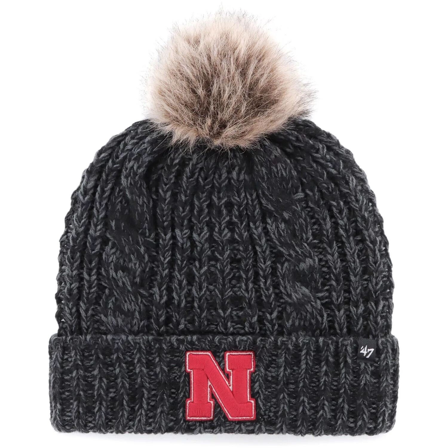 Женская черная вязаная шапка с манжетами и помпоном Nebraska Huskers Meeko '47 47 Brand
Женская черная вязаная шапка с манжетами и помпоном Nebraska Huskers Meeko '47 47 Brand