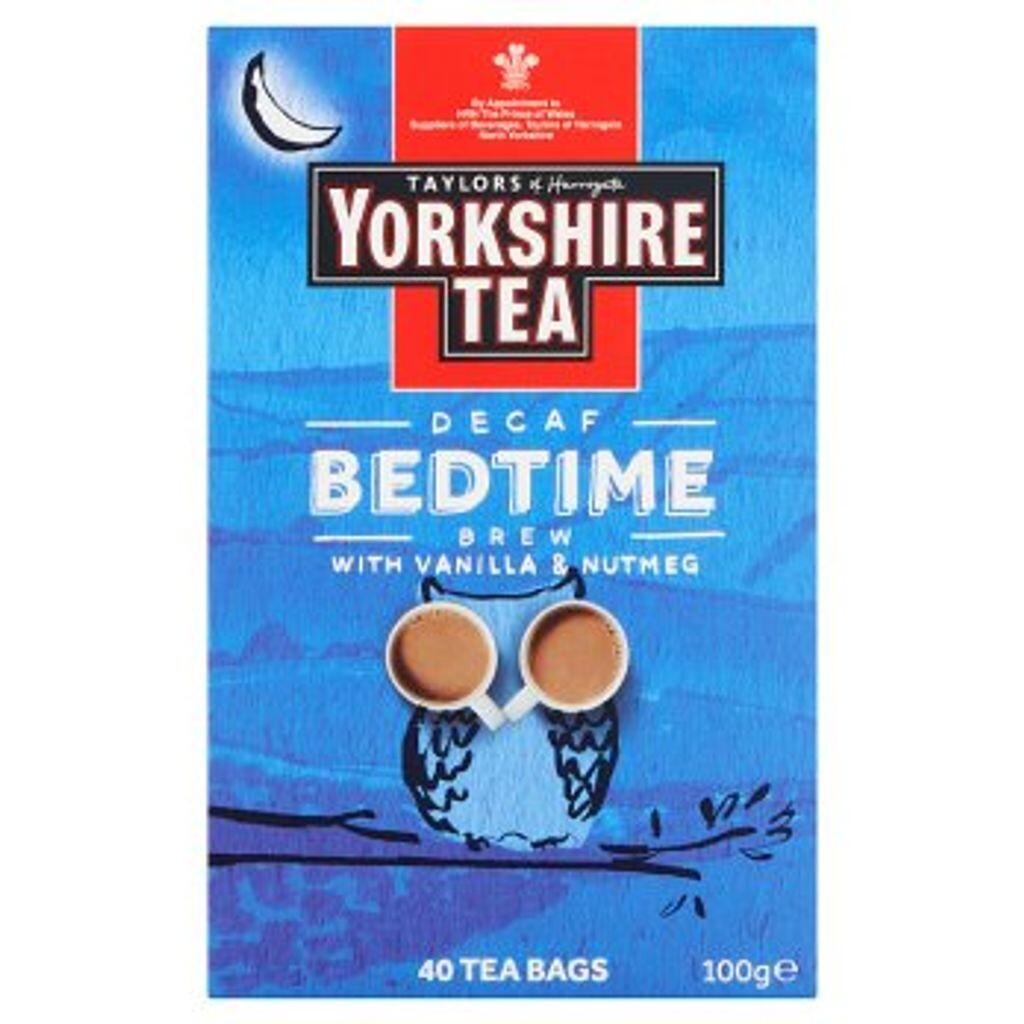 Taylors Of Harrogate Yorkshire Bedtime Brew — 40 чайных пакетиков по 100 г — без кофеина
Taylors Of Harrogate Yorkshire Bedtime Brew — 40 чайных пакетиков по 100 г — без кофеина