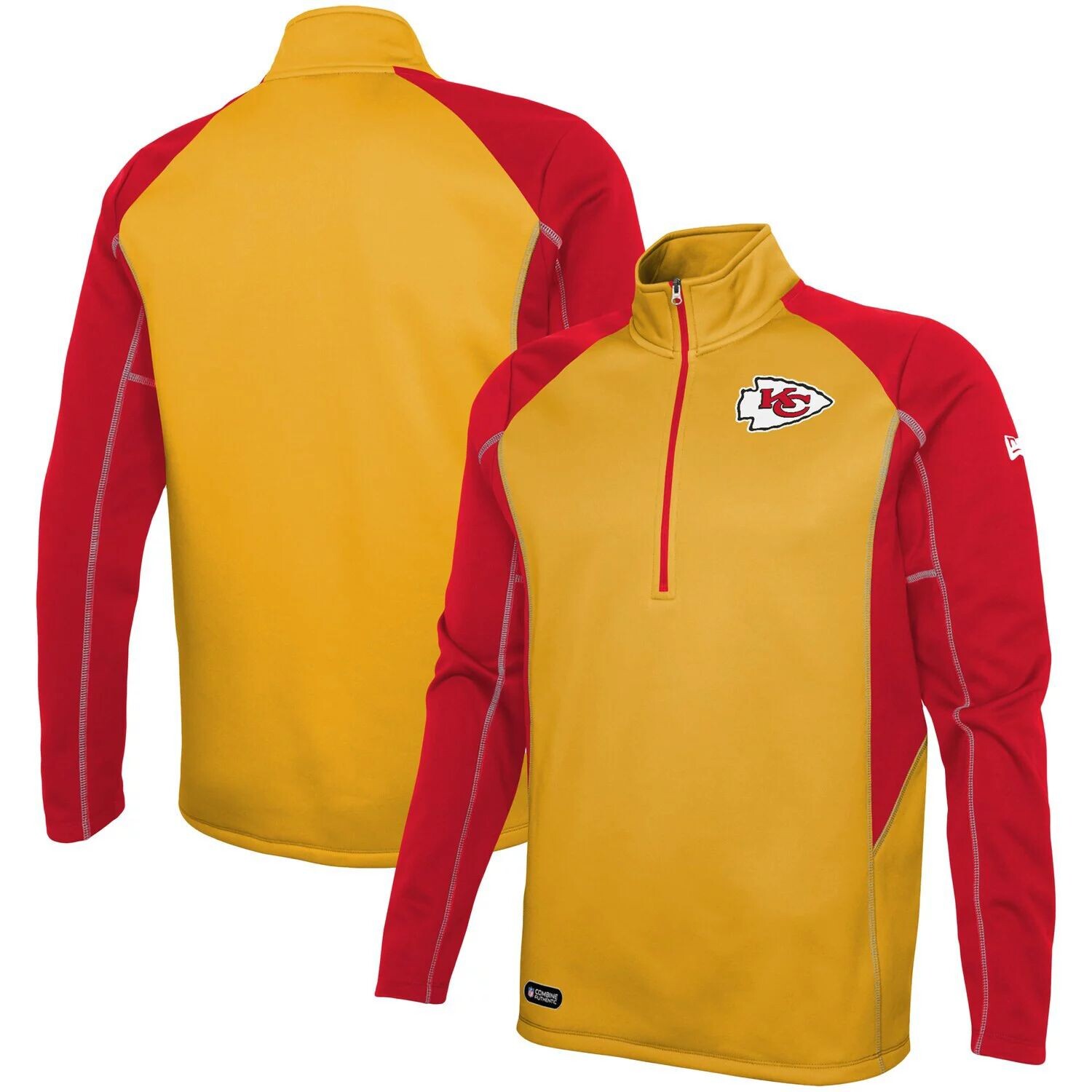 Мужская золотистая куртка на молнии Kansas City Chiefs Joint Authentic Two-a-Days New Era, Желтый
Мужская золотистая куртка на молнии Kansas City Chiefs Joint Authentic Two-a-Days New Era, Желтый