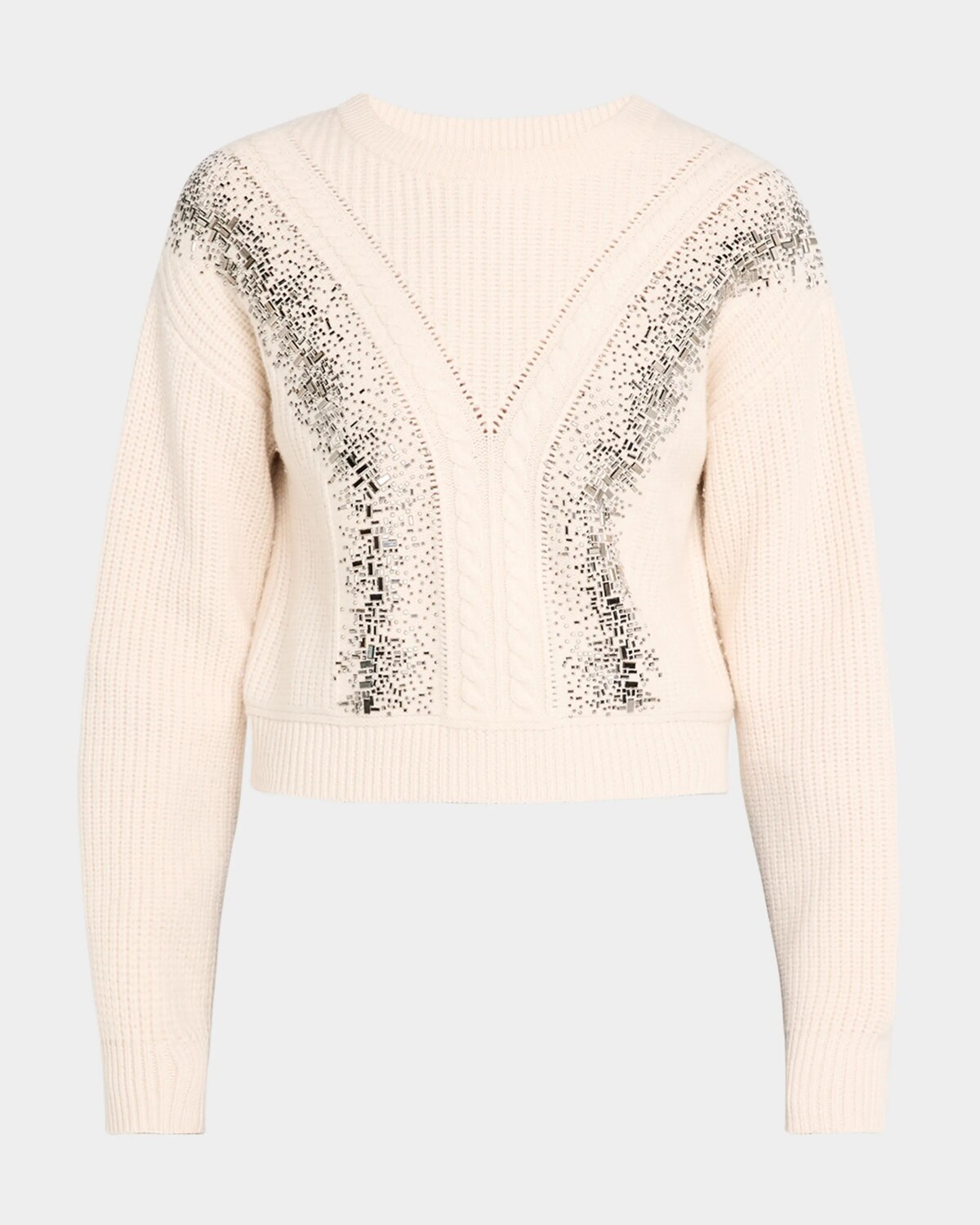 Шерстяной свитер Lessy в рубчик, украшенный бисером Max Mara Studio, цвет Albino
Шерстяной свитер Lessy в рубчик, украшенный бисером Max Mara Studio, цвет Albino