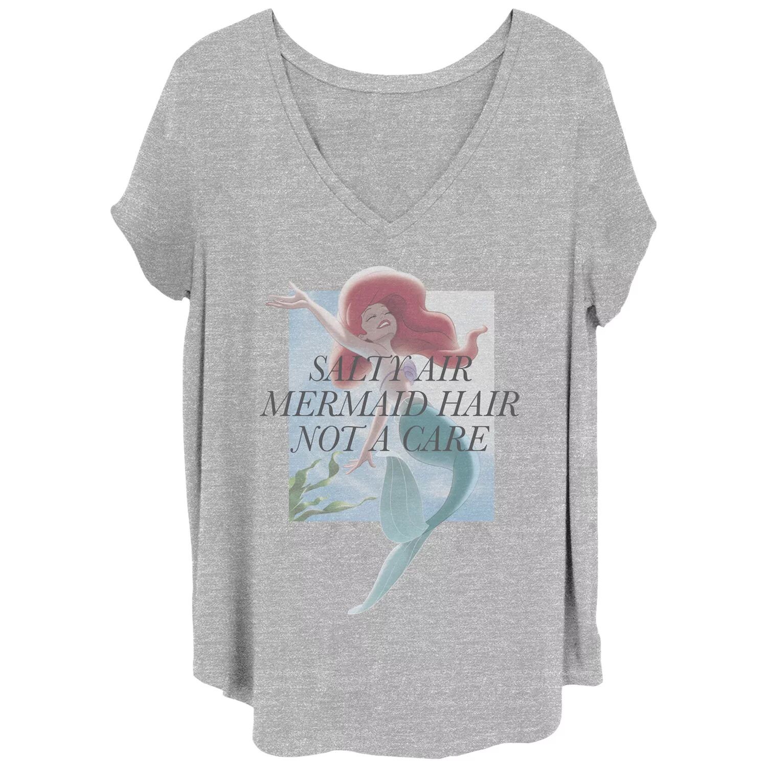 Футболка Disney's The Little Mermaid Ariel Juniors размера плюс с рисунком Salty Air Mermaid Hair Not A Care Disney
Футболка Disney's The Little Mermaid Ariel Juniors размера плюс с рисунком Salty Air Mermaid Hair Not A Care Disney