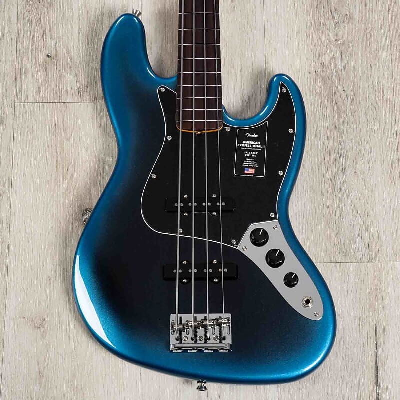 Басс гитара Fender American Professional II Jazz Bass Fretless, Rosewood, Dark Night
Басс гитара Fender American Professional II Jazz Bass Fretless, Rosewood, Dark Night