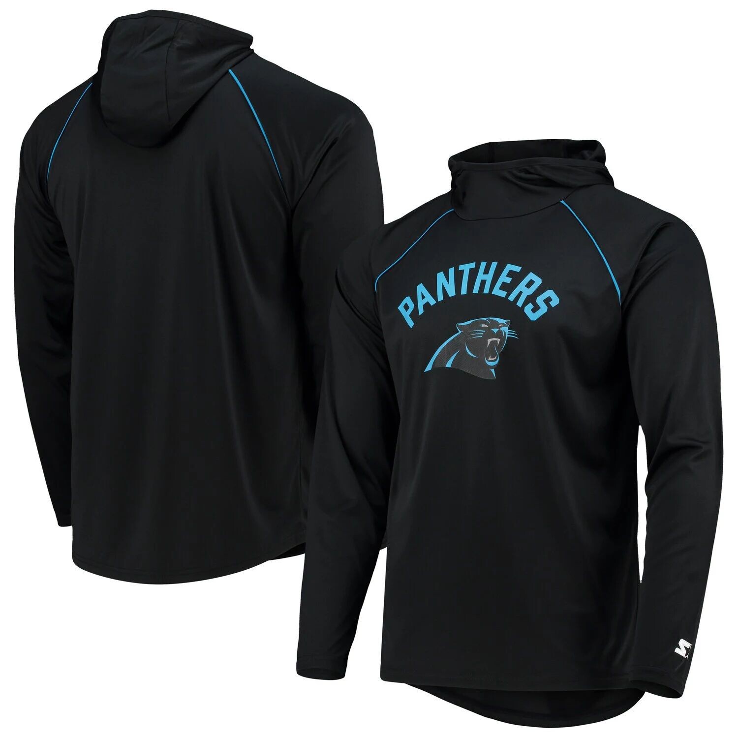 Мужская черная футболка с капюшоном и длинными рукавами реглан Carolina Panthers Starter, Черный
Мужская черная футболка с капюшоном и длинными рукавами реглан Carolina Panthers Starter, Черный