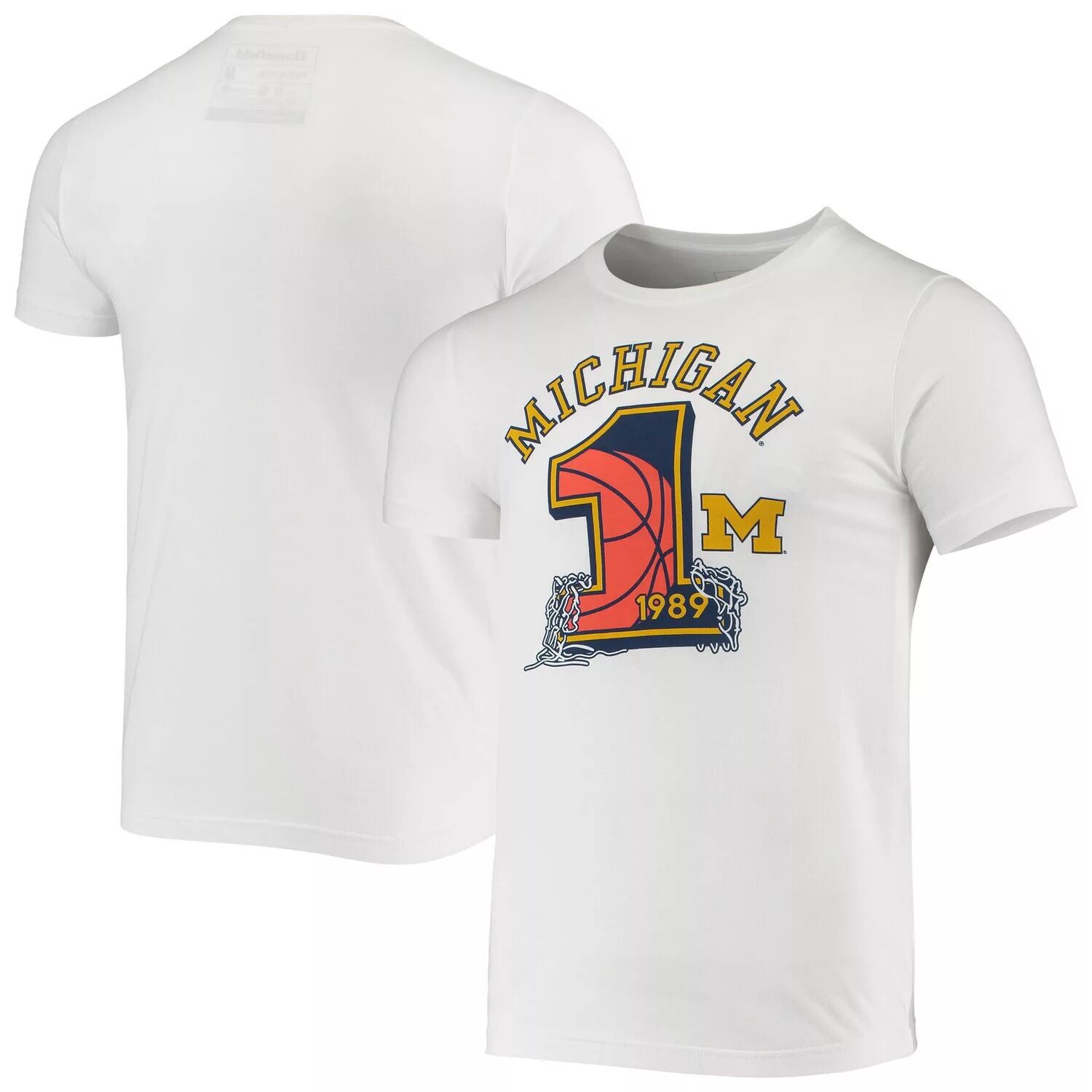 Мужская футболка Homefield Heathered White Michigan Wolverines Vintage 1989 Baskeball Champs
Мужская футболка Homefield Heathered White Michigan Wolverines Vintage 1989 Baskeball Champs