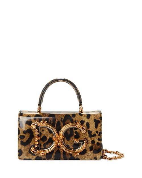 Сумка DG Girls с леопардовым принтом и верхней ручкой Dolce & Gabbana, цвет Tan/Beige
Сумка DG Girls с леопардовым принтом и верхней ручкой Dolce & Gabbana, цвет Tan/Beige