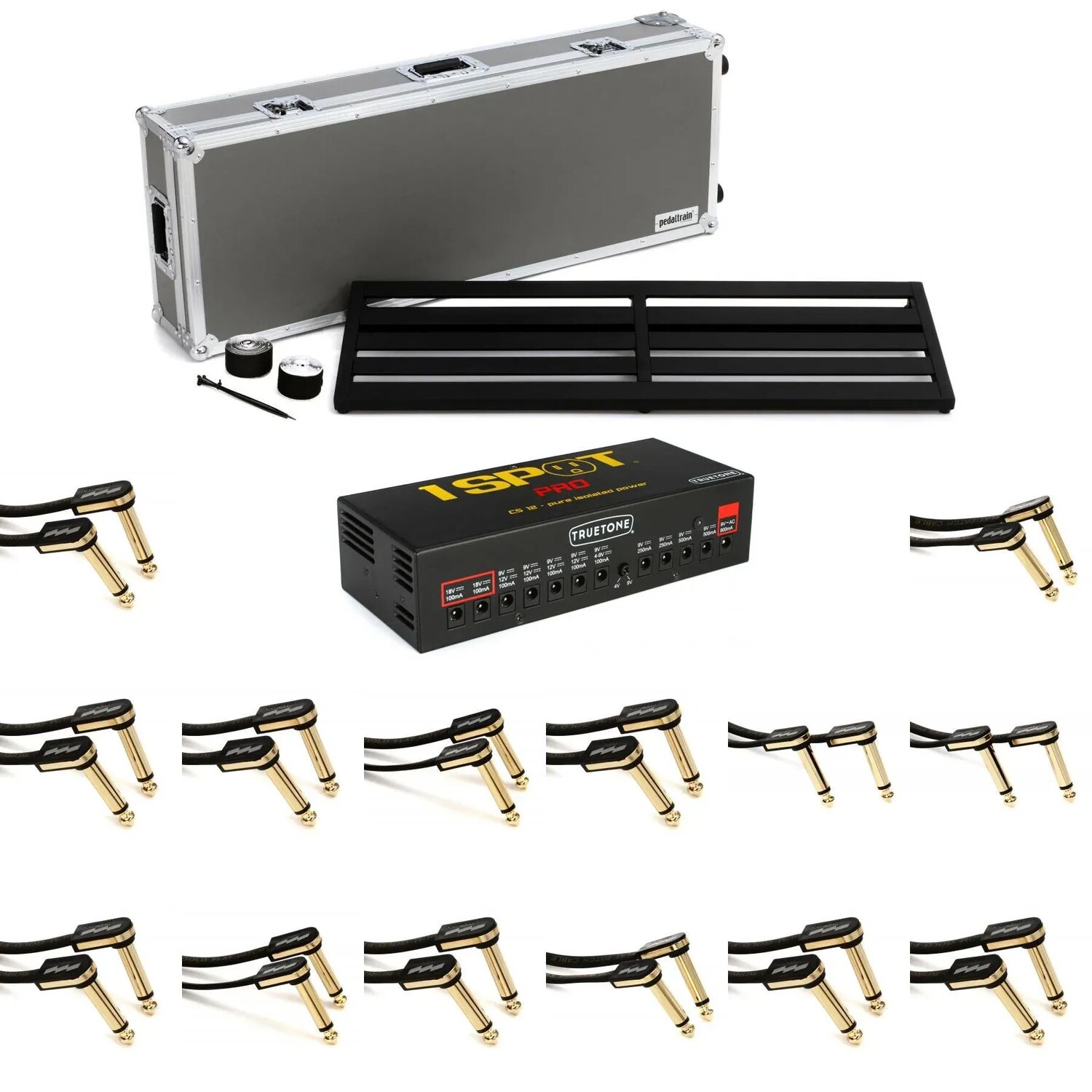 Комплект педалборда Pedaltrain Pro/Touring с питанием Truetone и кабелями EBS премиум-класса
Комплект педалборда Pedaltrain Pro/Touring с питанием Truetone и кабелями EBS премиум-класса