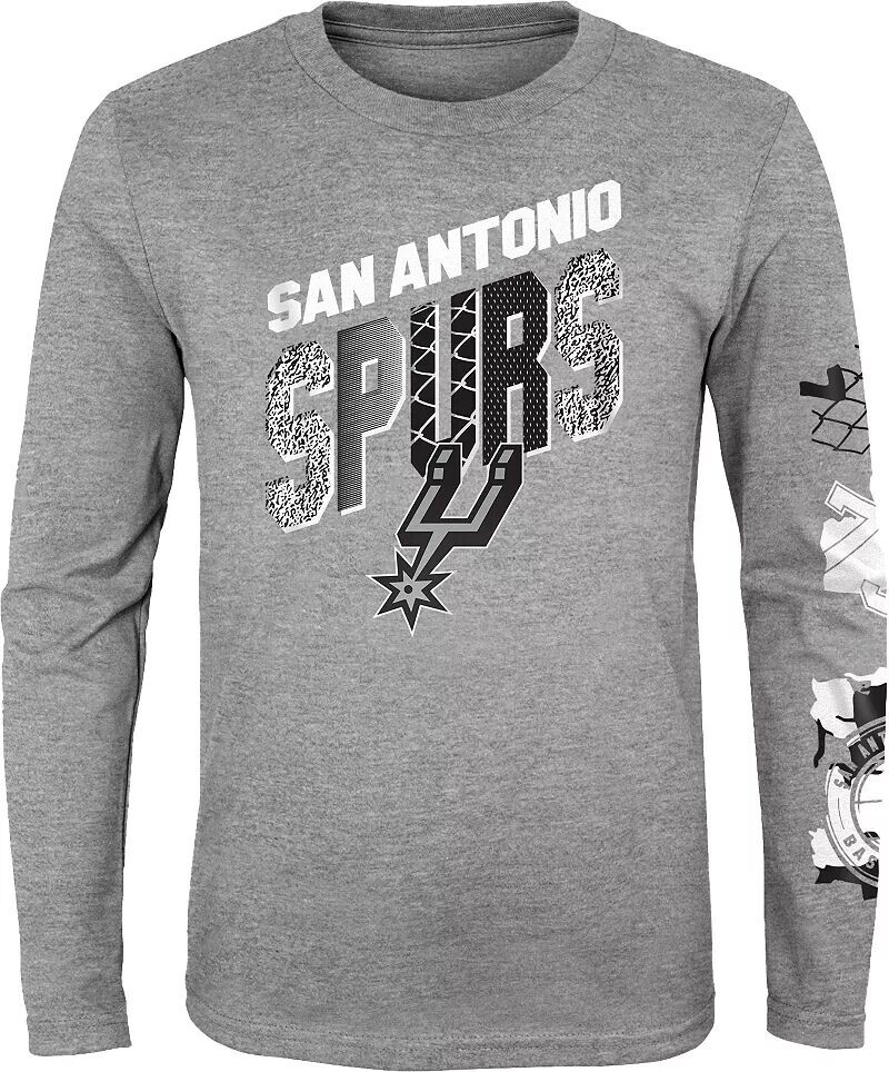 Серая футболка с длинными рукавами Outerstuff Youth San Antonio Spurs Parks & Wreck
Серая футболка с длинными рукавами Outerstuff Youth San Antonio Spurs Parks & Wreck