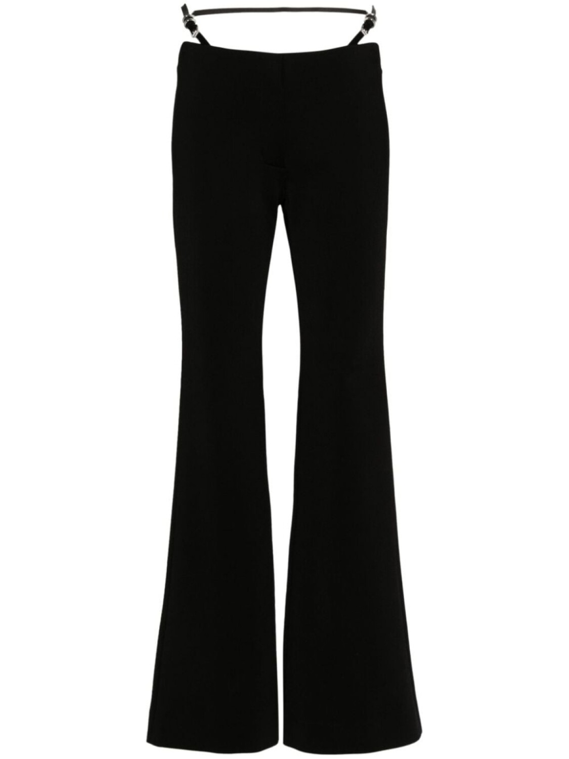 Givenchy расклешенные брюки Voyou с поясом, черный 
Givenchy расклешенные брюки Voyou с поясом, черный