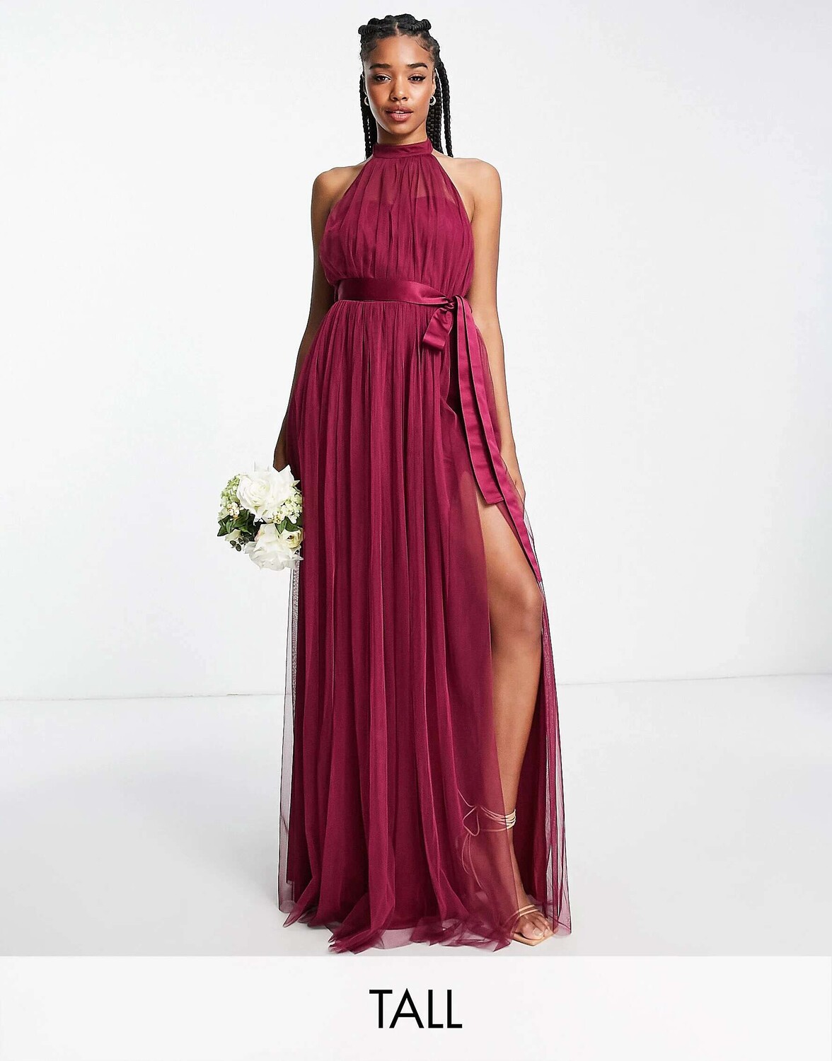 Сливовое платье Anaya With Love Tall Bridesmaid с воротником-бретелькой красного цвета - RED Anaya
Сливовое платье Anaya With Love Tall Bridesmaid с воротником-бретелькой красного цвета - RED Anaya