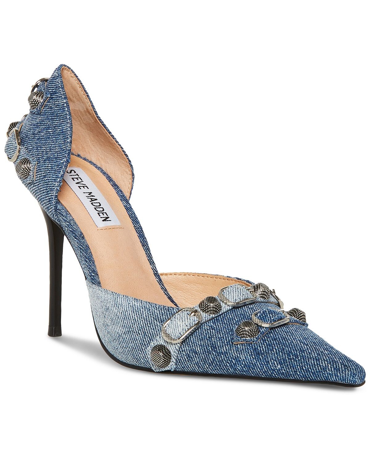 Женские туфли-лодочки Dali с заклепками и острым носком из фурнитуры Steve Madden
Женские туфли-лодочки Dali с заклепками и острым носком из фурнитуры Steve Madden