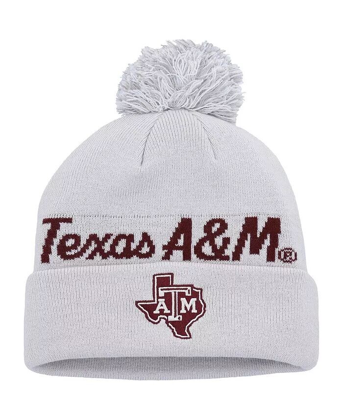 Мужская серая вязаная шапка с манжетами и помпоном Texas A&M Aggies Adidas, серый
Мужская серая вязаная шапка с манжетами и помпоном Texas A&M Aggies Adidas, серый