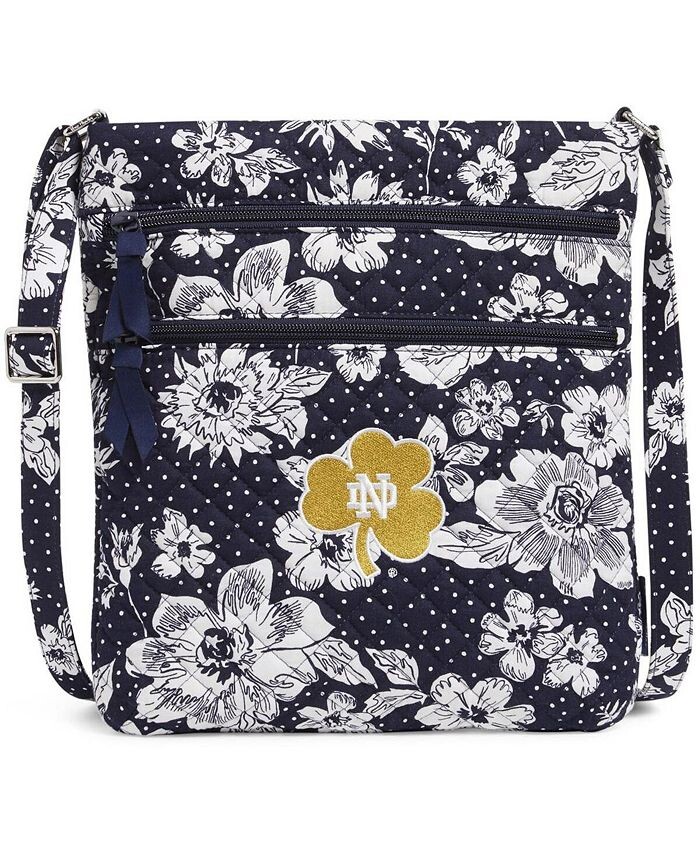 Женская хипстерская сумка через плечо Notre Dame Fighting Irish Rain Garden с тройной молнией Vera Bradley, синий
Женская хипстерская сумка через плечо Notre Dame Fighting Irish Rain Garden с тройной молнией Vera Bradley, синий