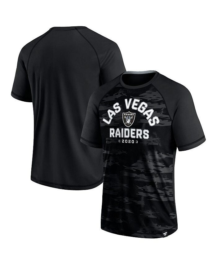 Мужская черная футболка с логотипом Las Vegas Raiders Hail Mary реглан Fanatics, черный
Мужская черная футболка с логотипом Las Vegas Raiders Hail Mary реглан Fanatics, черный