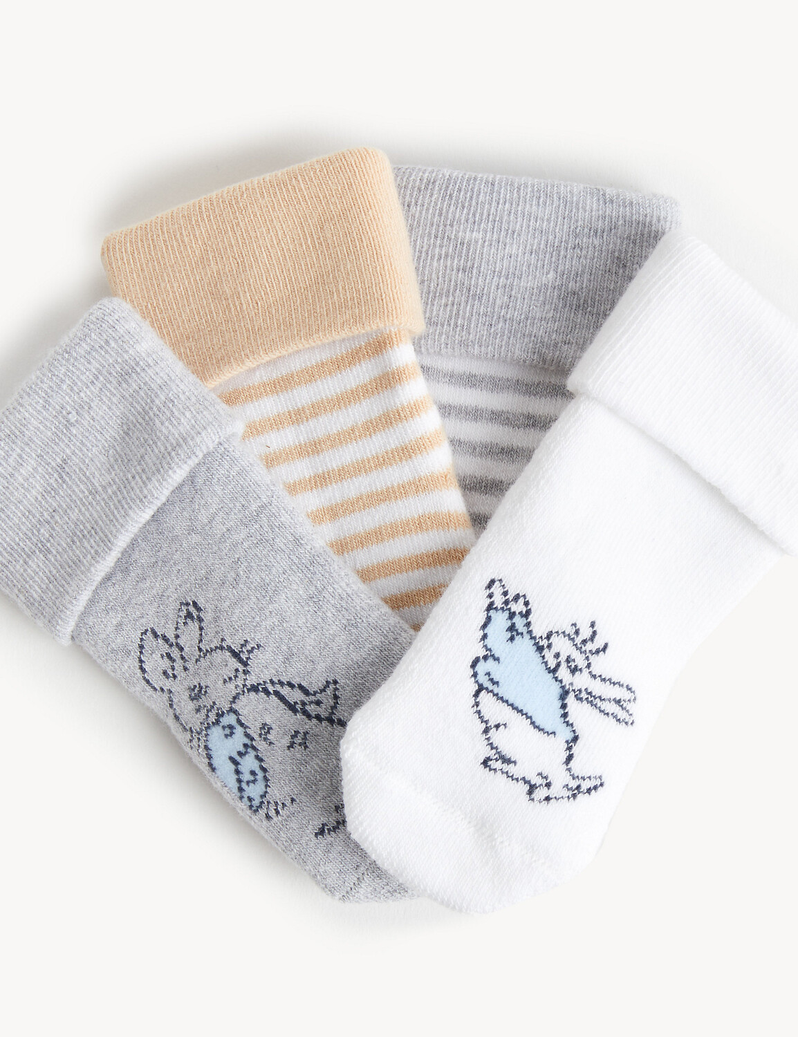 4 пары носков Peter Rabbit с высоким содержанием хлопка (0–2 года) Marks & Spencer, мульти
4 пары носков Peter Rabbit с высоким содержанием хлопка (0–2 года) Marks & Spencer, мульти