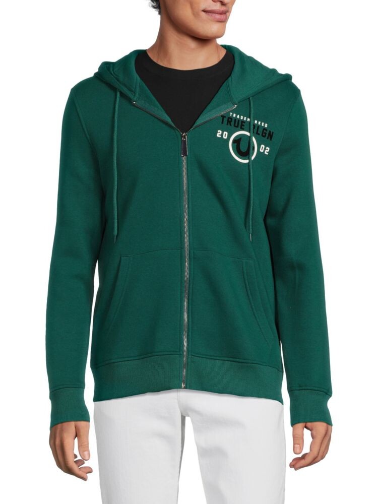 Толстовка на молнии с логотипом и графическим рисунком True Religion, цвет Emerald Green
Толстовка на молнии с логотипом и графическим рисунком True Religion, цвет Emerald Green