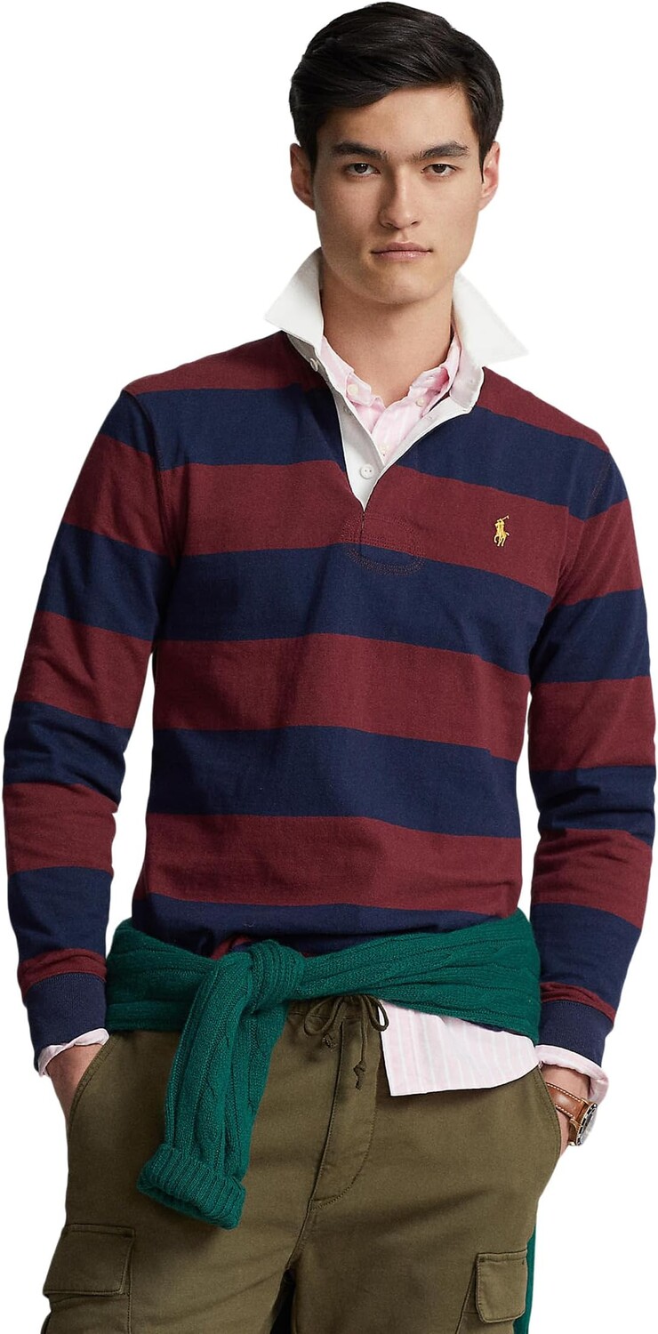 Рубашка-поло The Iconic Rugby Shirt Polo Ralph Lauren, цвет Cruise Navy/Classic Wine
Рубашка-поло The Iconic Rugby Shirt Polo Ralph Lauren, цвет Cruise Navy/Classic Wine