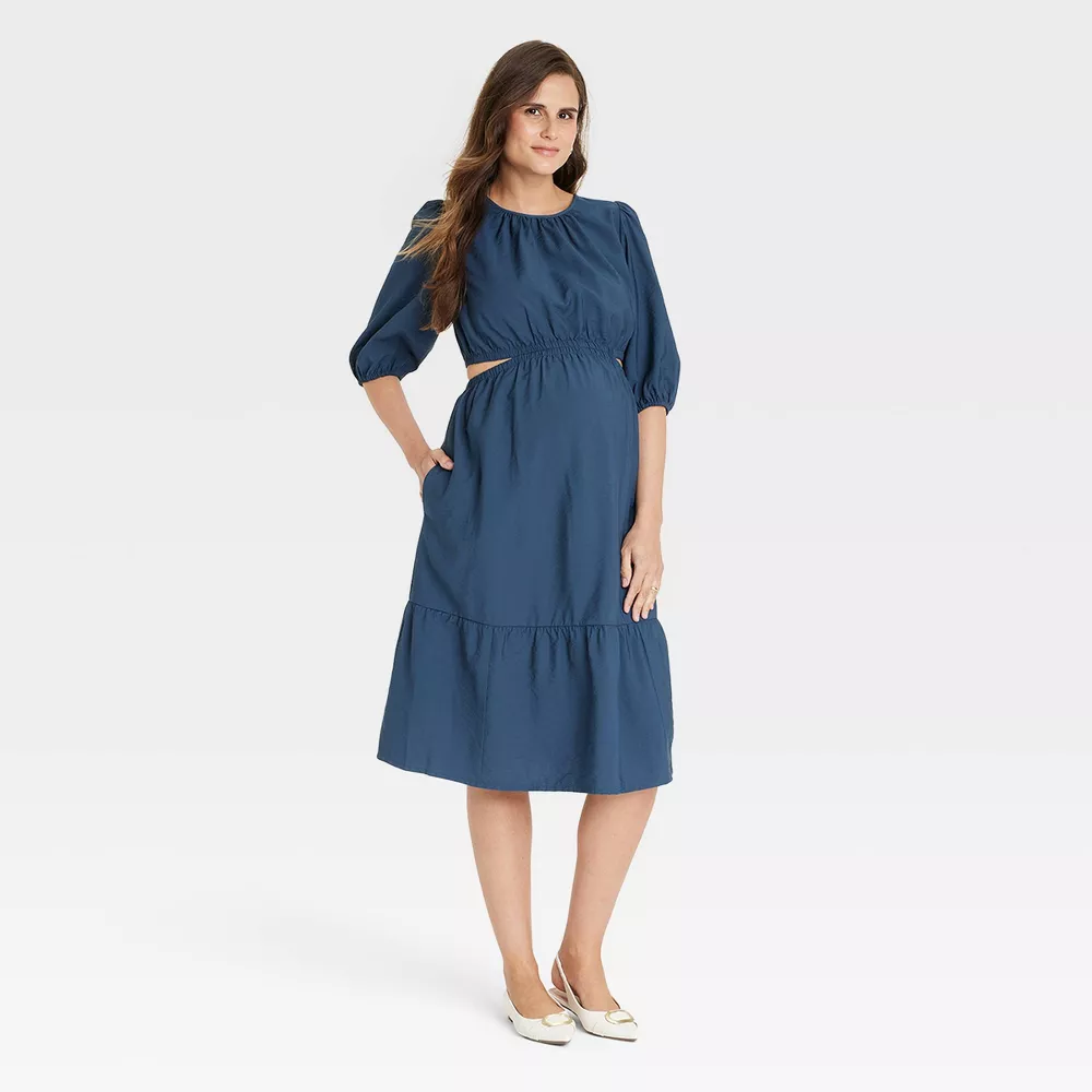 Платье для беременных с вырезами и рукавами по локоть - Isabel Maternity от Ingrid & Isabel Isabel Maternity by Ingrid & Isabel, цвет Blue
Платье для беременных с вырезами и рукавами по локоть - Isabel Maternity от Ingrid & Isabel Isabel Maternity by Ingrid & Isabel, цвет Blue
