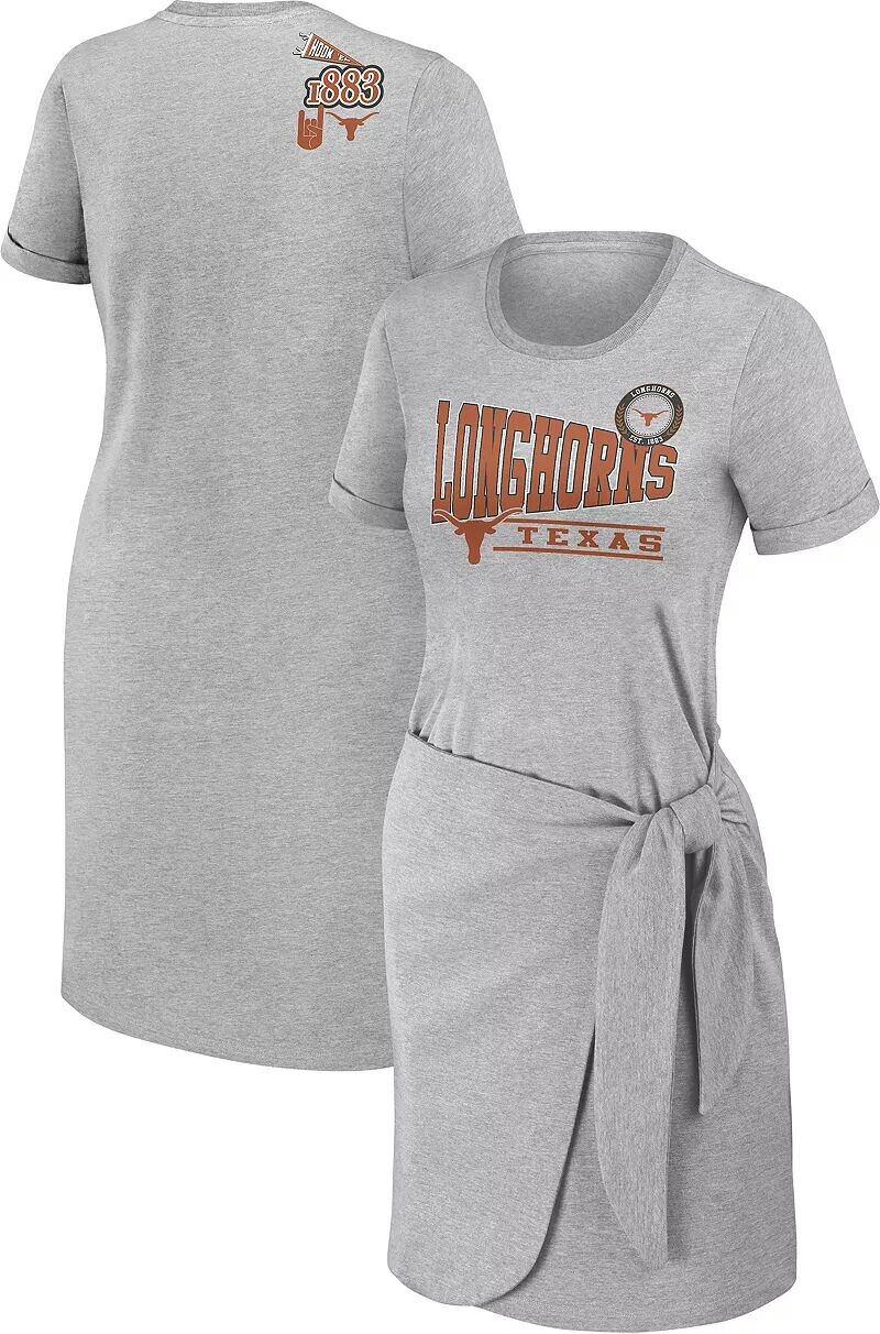 Женское серое платье-футболка с узлом Wear By Erin Andrews Texas Longhorns, Серый
Женское серое платье-футболка с узлом Wear By Erin Andrews Texas Longhorns, Серый