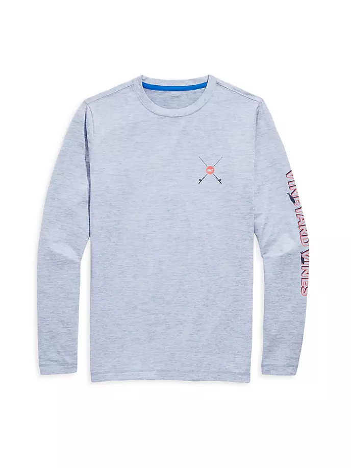 Футболка с длинными рукавами и логотипом Little Boy's & Boy's Vineyard Vines, цвет morning mist
Футболка с длинными рукавами и логотипом Little Boy's & Boy's Vineyard Vines, цвет morning mist