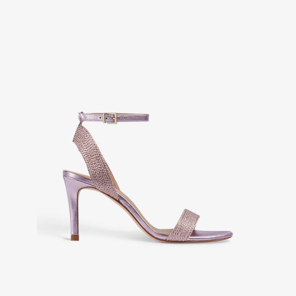 Сандалии Ivette из фактурной кожи с эффектом металлик Lk Bennett, розовый 
Сандалии Ivette из фактурной кожи с эффектом металлик Lk Bennett, розовый