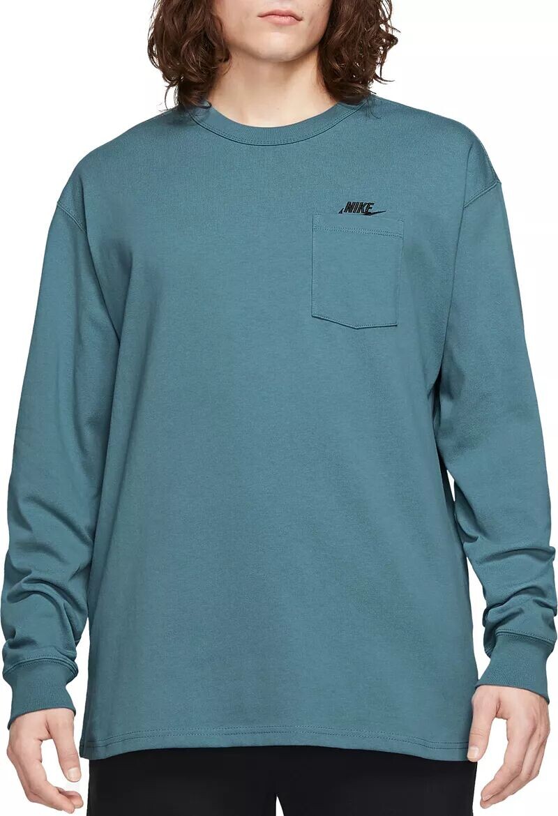 Мужская футболка с длинными рукавами и карманами Nike Sportswear Premium Essentials
Мужская футболка с длинными рукавами и карманами Nike Sportswear Premium Essentials