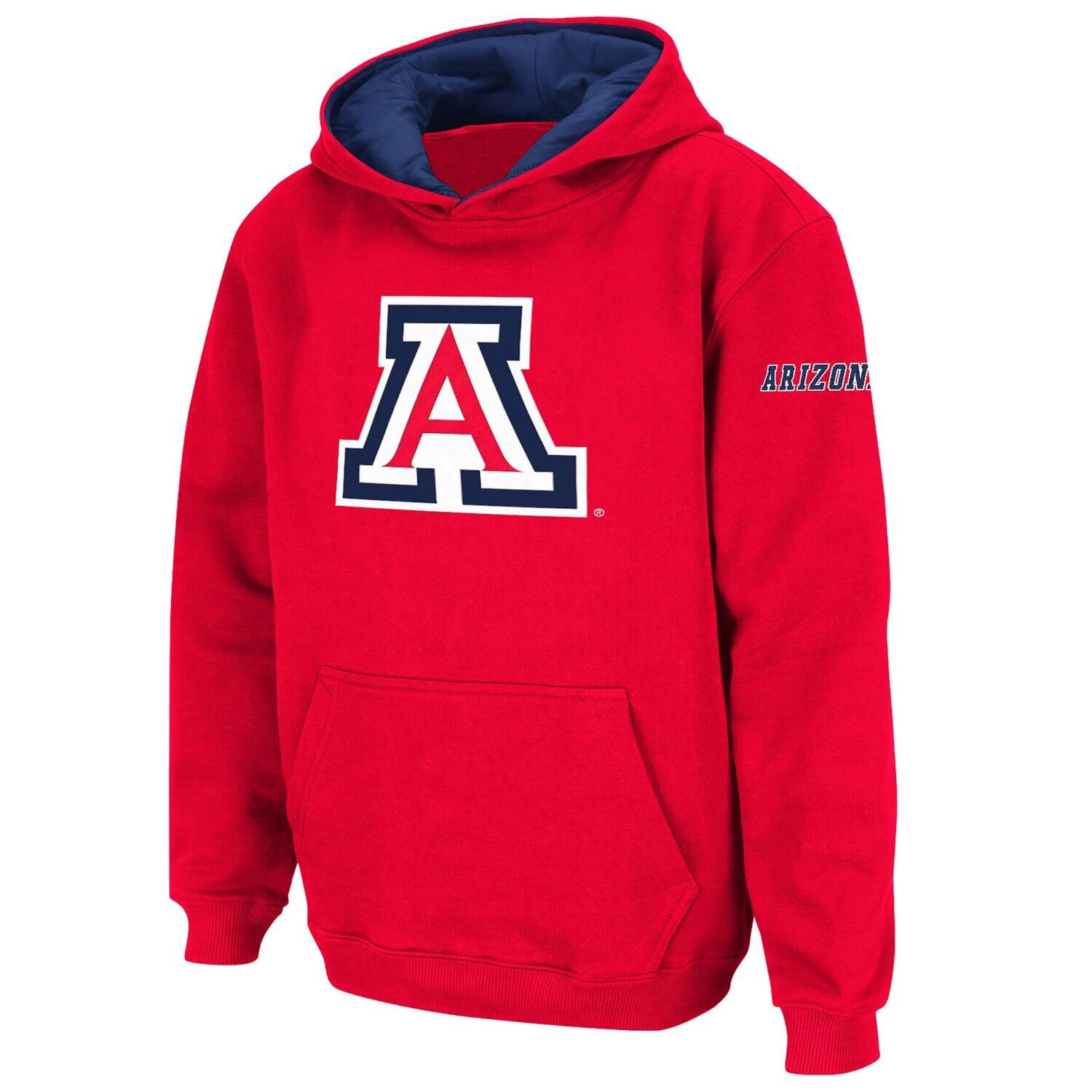 Пуловер с капюшоном и большим логотипом Youth Stadium Athletic Cardinal Arizona Wildcats Unbranded
Пуловер с капюшоном и большим логотипом Youth Stadium Athletic Cardinal Arizona Wildcats Unbranded