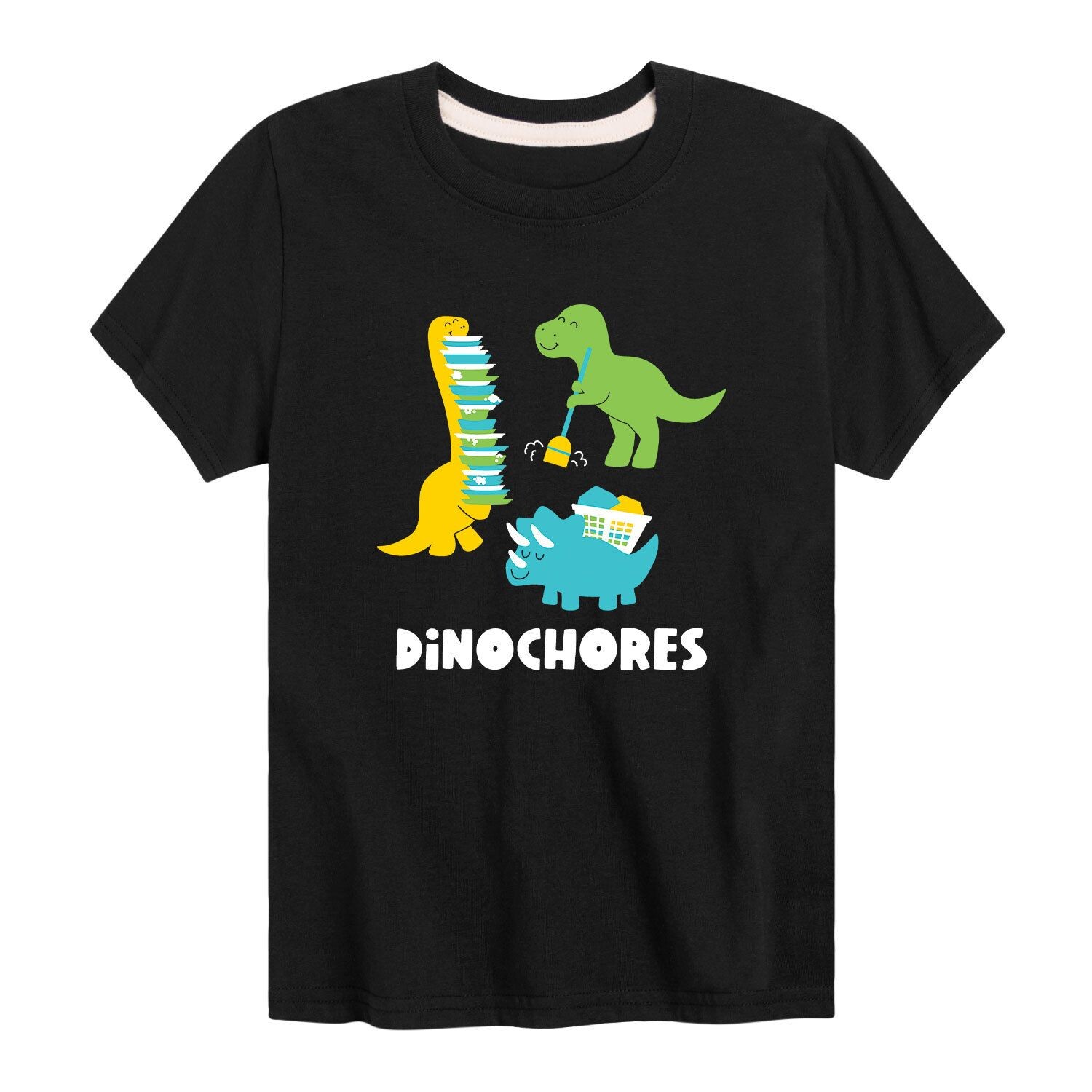 Футболка с рисунком Dinochores для мальчиков 8–20 лет Licensed Character, черный
Футболка с рисунком Dinochores для мальчиков 8–20 лет Licensed Character, черный