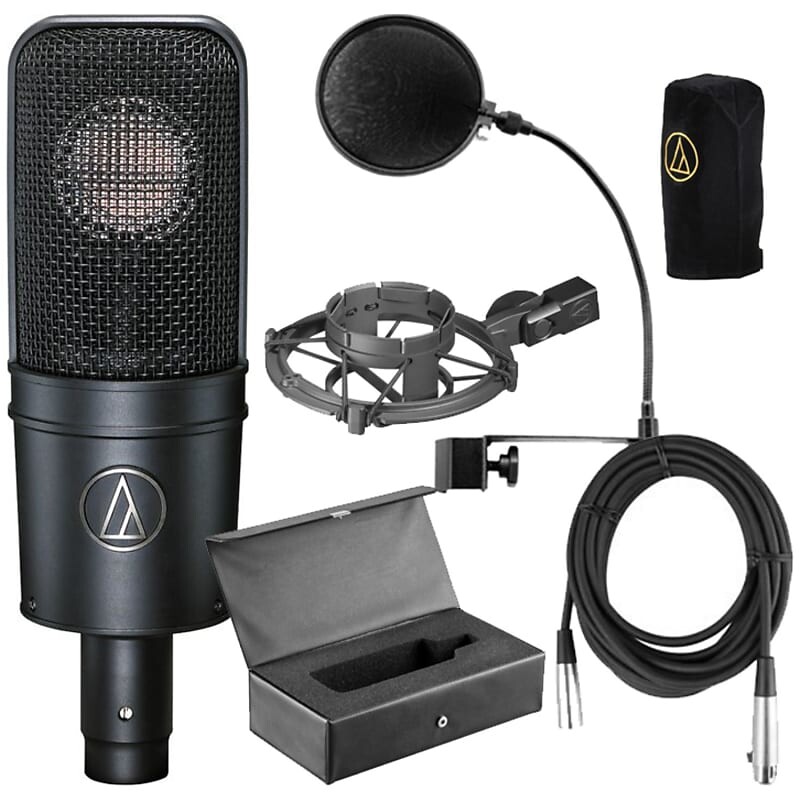 Конденсаторный микрофон Audio-Technica AT4040 Condenser Mic Bundle with Pop Filter, Shockmount, Case and 20' XLR Cable
Конденсаторный микрофон Audio-Technica AT4040 Condenser Mic Bundle with Pop Filter, Shockmount, Case and 20' XLR Cable