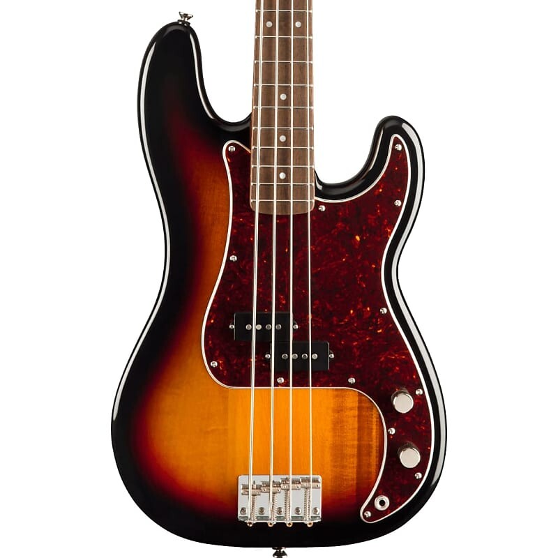 Басс гитара Squier Classic Vibe '60s Precision Bass - Laurel Fingerboard, 3-Color Sunburst
Басс гитара Squier Classic Vibe '60s Precision Bass - Laurel Fingerboard, 3-Color Sunburst
