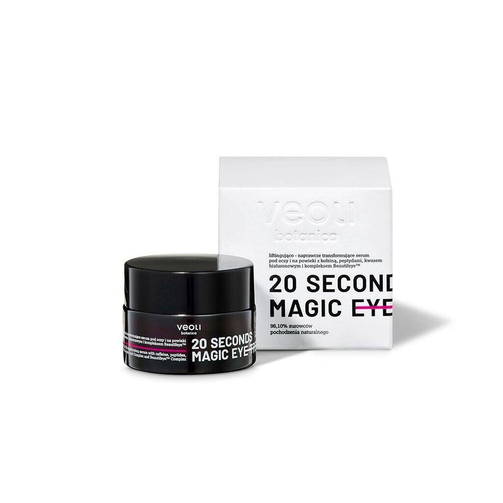 Лифтинг-восстанавливающая сыворотка для глаз и век Veoli Botanica 20 Seconds Magic Eye, 15 мл
Лифтинг-восстанавливающая сыворотка для глаз и век Veoli Botanica 20 Seconds Magic Eye, 15 мл