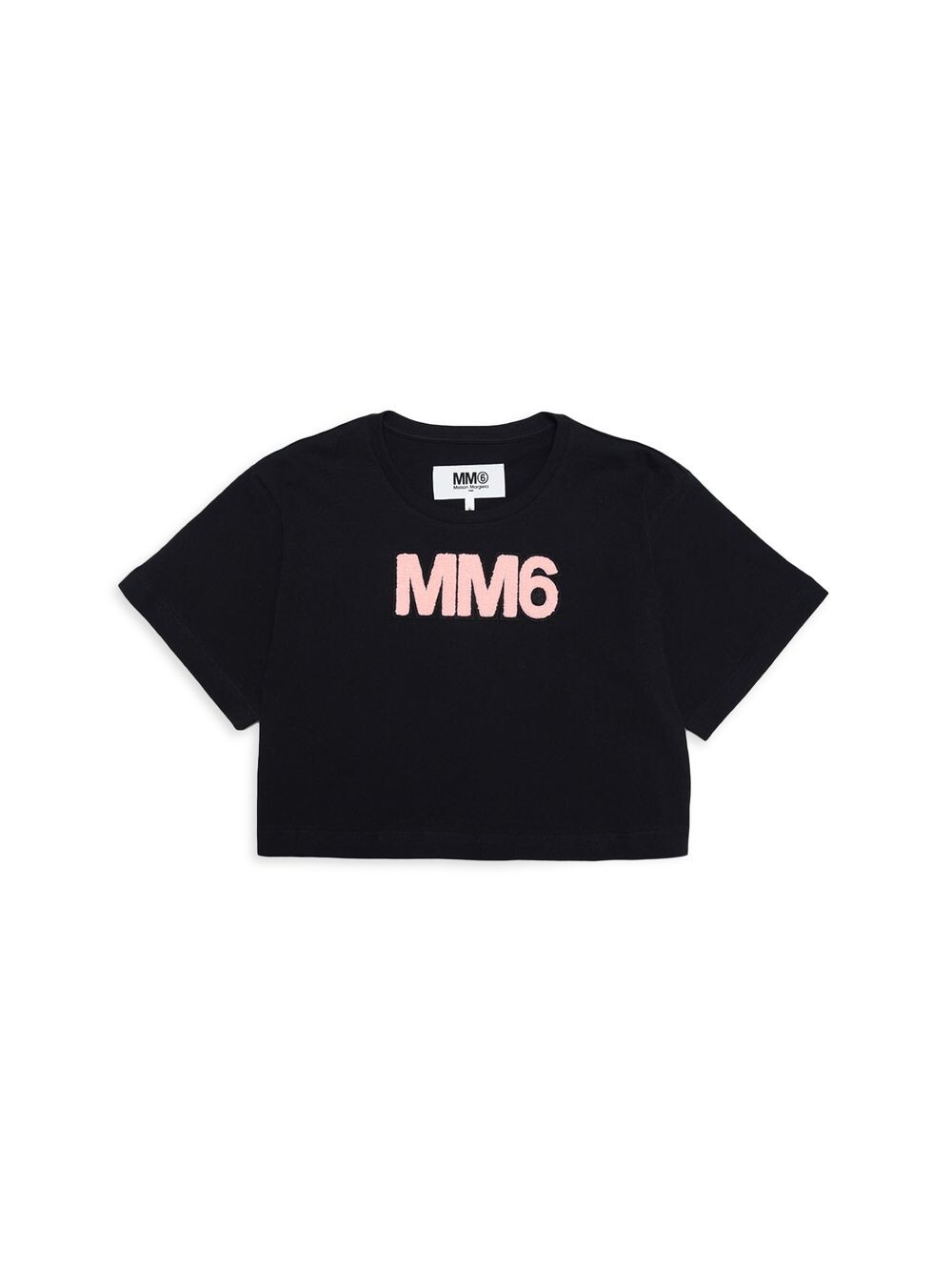 Укороченная футболка с логотипом Little Girl's & Girl's MM6 Maison Margiela, черный
Укороченная футболка с логотипом Little Girl's & Girl's MM6 Maison Margiela, черный