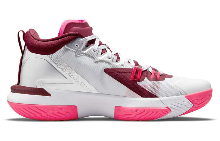 Кроссовки баскетбольные унисекс Nike Air Jordan Zion 1 Marion, белый / серебристый / розовый
Кроссовки баскетбольные унисекс Nike Air Jordan Zion 1 Marion, белый / серебристый / розовый
