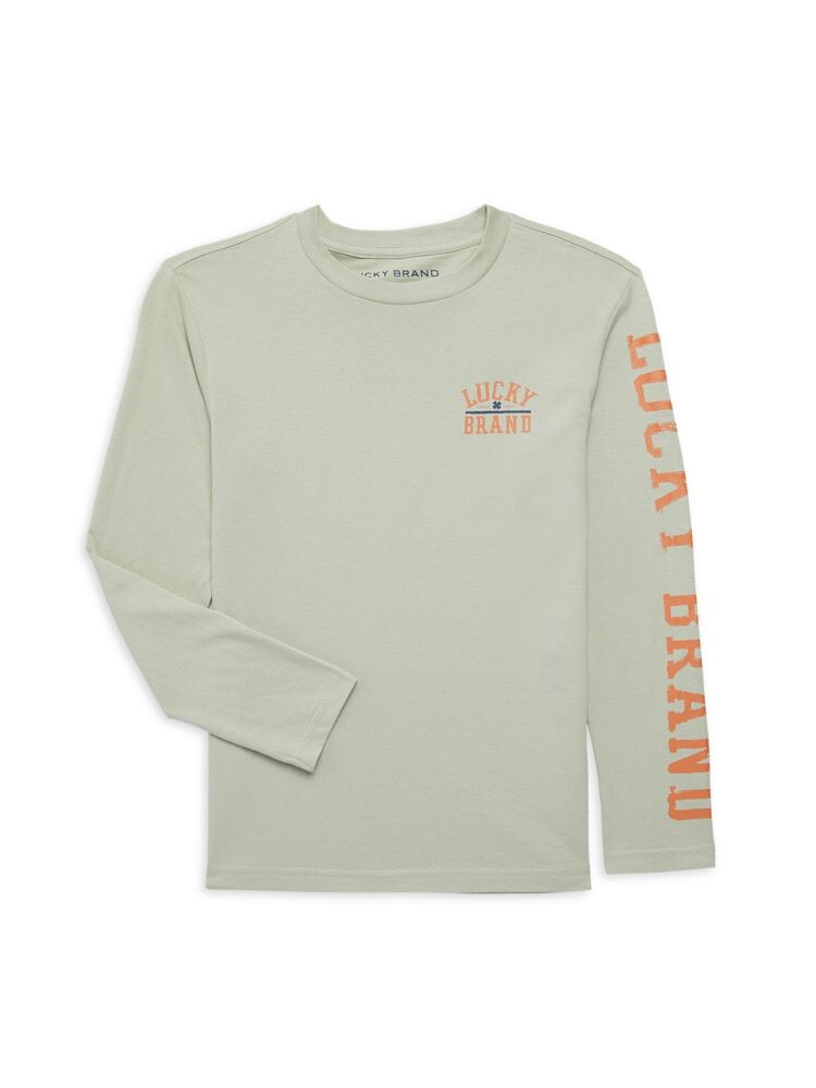Футболка с логотипом и графическим рисунком для мальчика Lucky Brand, цвет Desert Sage
Футболка с логотипом и графическим рисунком для мальчика Lucky Brand, цвет Desert Sage