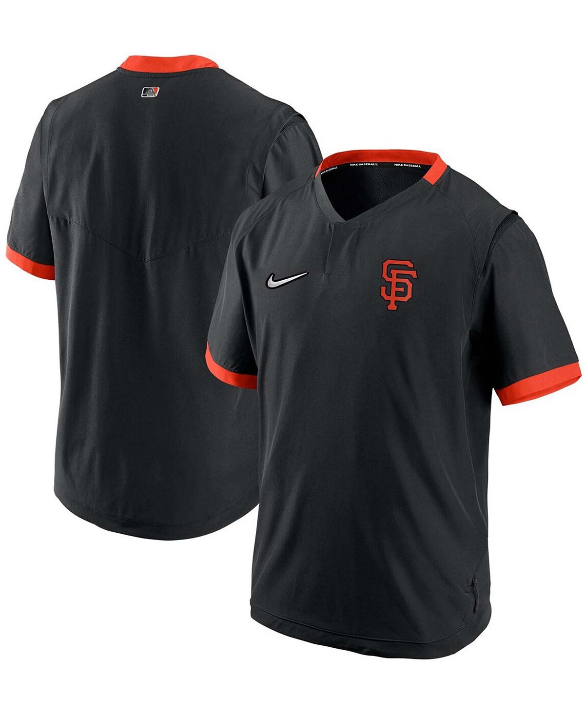 Мужская черная, оранжевая куртка-пуловер San Francisco Giants Authentic Collection с короткими рукавами Nike
Мужская черная, оранжевая куртка-пуловер San Francisco Giants Authentic Collection с короткими рукавами Nike