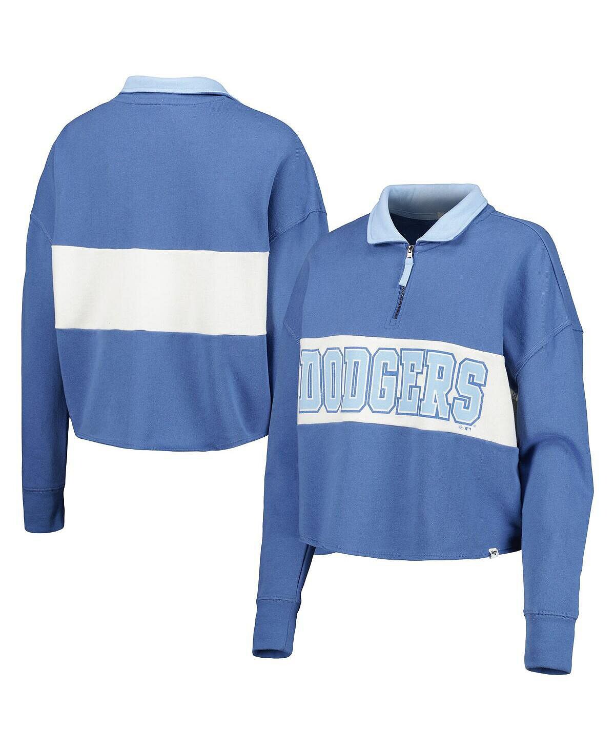 Женский укороченный топ с молнией в четверть Royal Los Angeles Dodgers Remi '47 Brand
Женский укороченный топ с молнией в четверть Royal Los Angeles Dodgers Remi '47 Brand