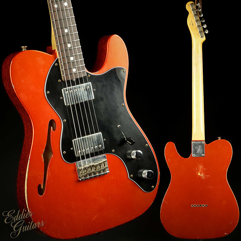 Электрогитара Fender Custom Shop Master Built 1967 Thinline Telecaster Journeyman - Candy Tangerine/3 Color Sunburst
Электрогитара Fender Custom Shop Master Built 1967 Thinline Telecaster Journeyman - Candy Tangerine/3 Color Sunburst