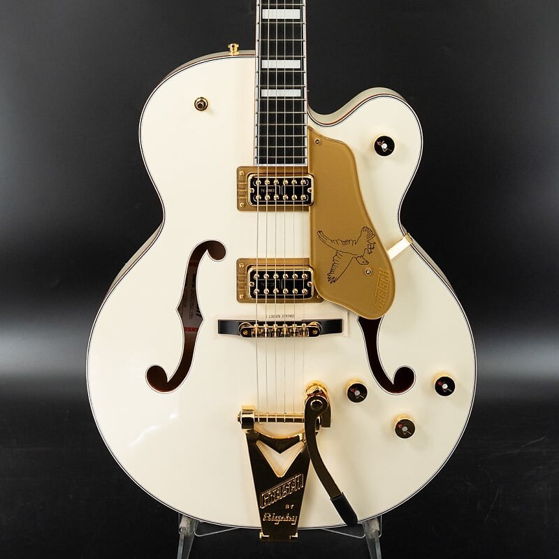 Электрогитара Gretsch G6136T-MGC Michael Guy Chislett Signature Falcon with Bigsby - Vintage White
Электрогитара Gretsch G6136T-MGC Michael Guy Chislett Signature Falcon with Bigsby - Vintage White