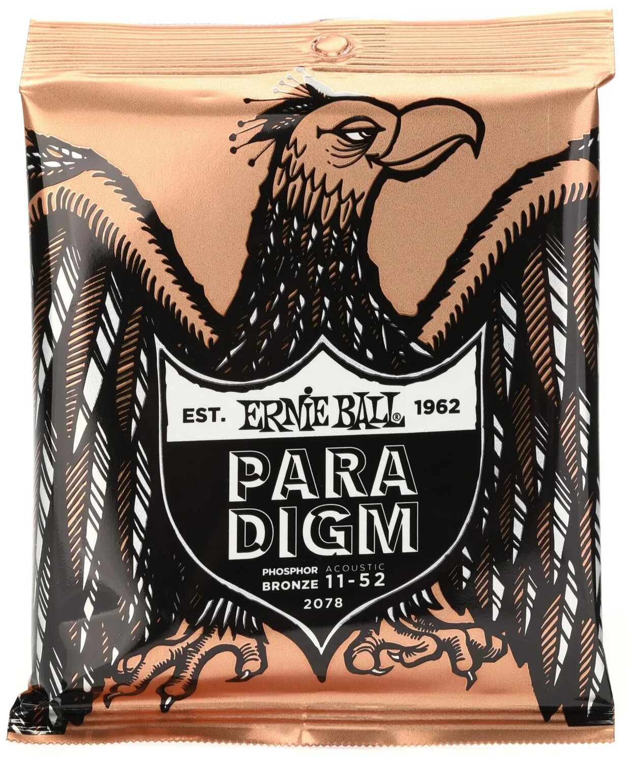 Струны для акустической гитары Ernie Ball 2078 Paradigm из фосфористой бронзы — .011-.052 светлые
Струны для акустической гитары Ernie Ball 2078 Paradigm из фосфористой бронзы — .011-.052 светлые