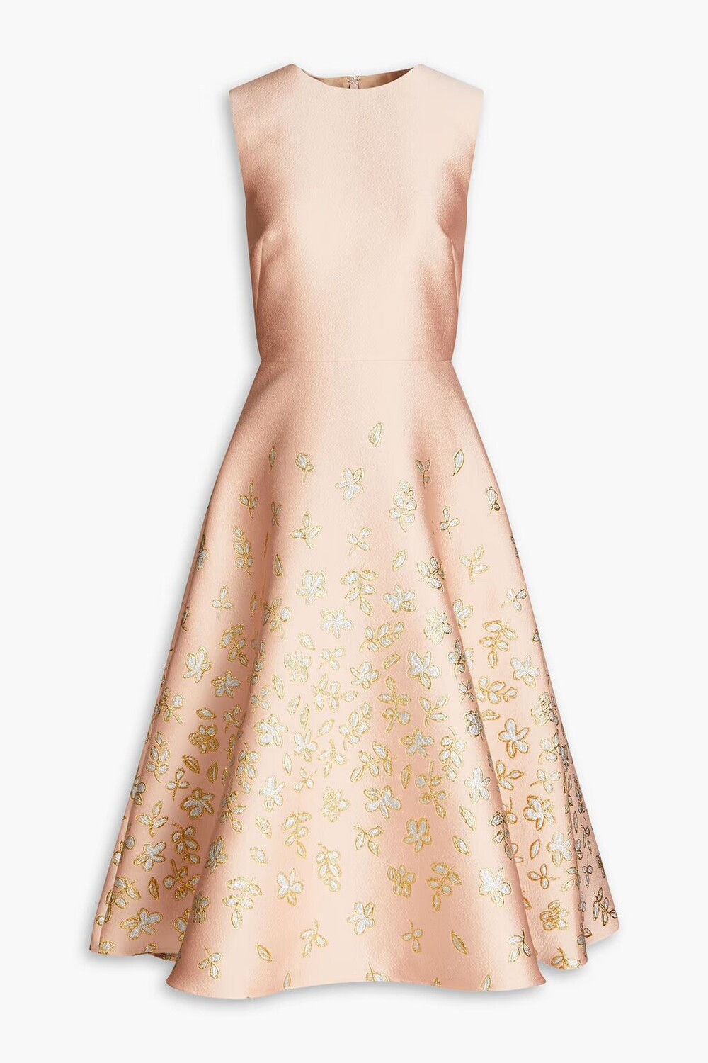 Платье миди из тисненого фая с металлизированной вышивкой Oscar De La Renta, цвет Blush
Платье миди из тисненого фая с металлизированной вышивкой Oscar De La Renta, цвет Blush