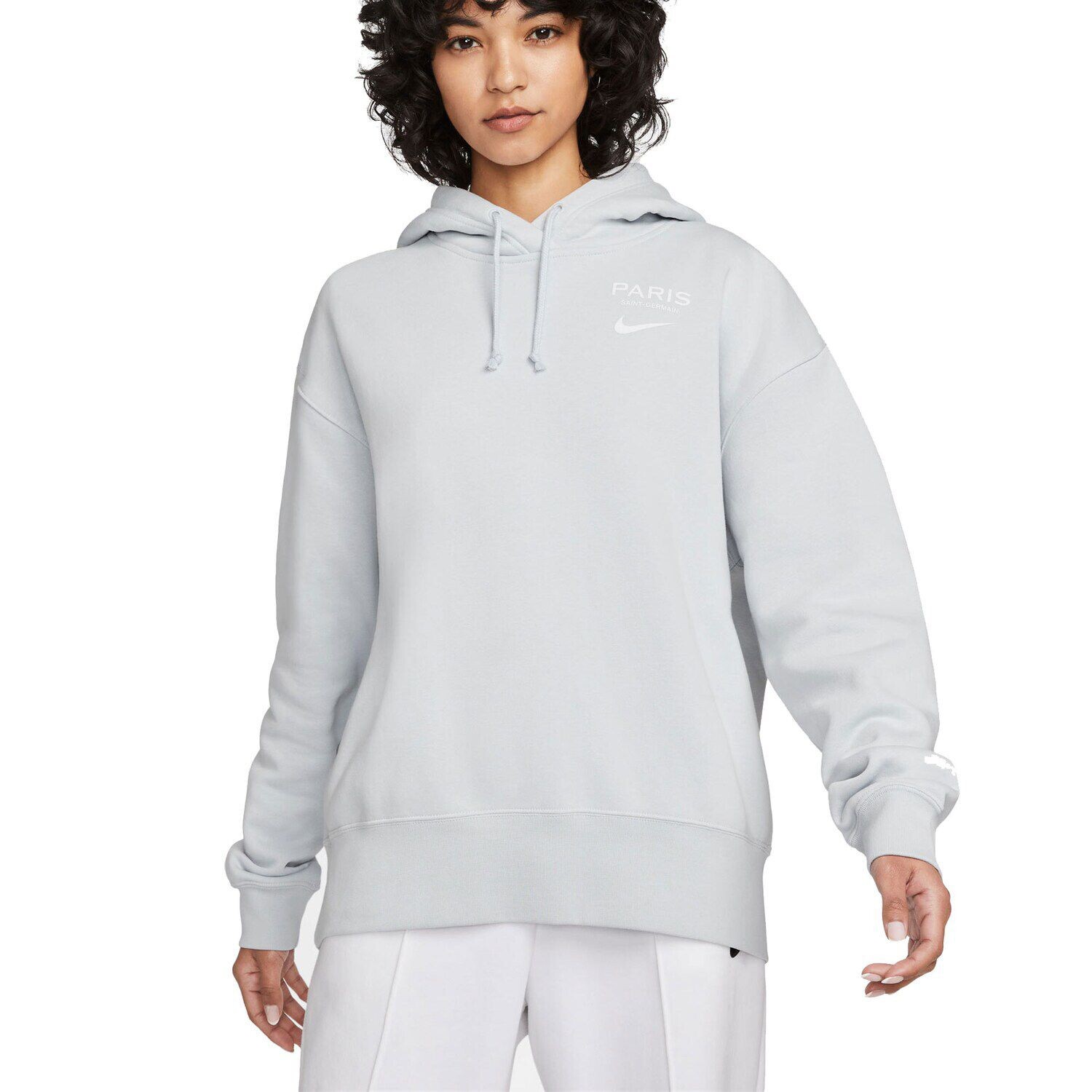 Женский серый пуловер с капюшоном Nike Paris Saint-Germain Sportwear реглан Nike
Женский серый пуловер с капюшоном Nike Paris Saint-Germain Sportwear реглан Nike