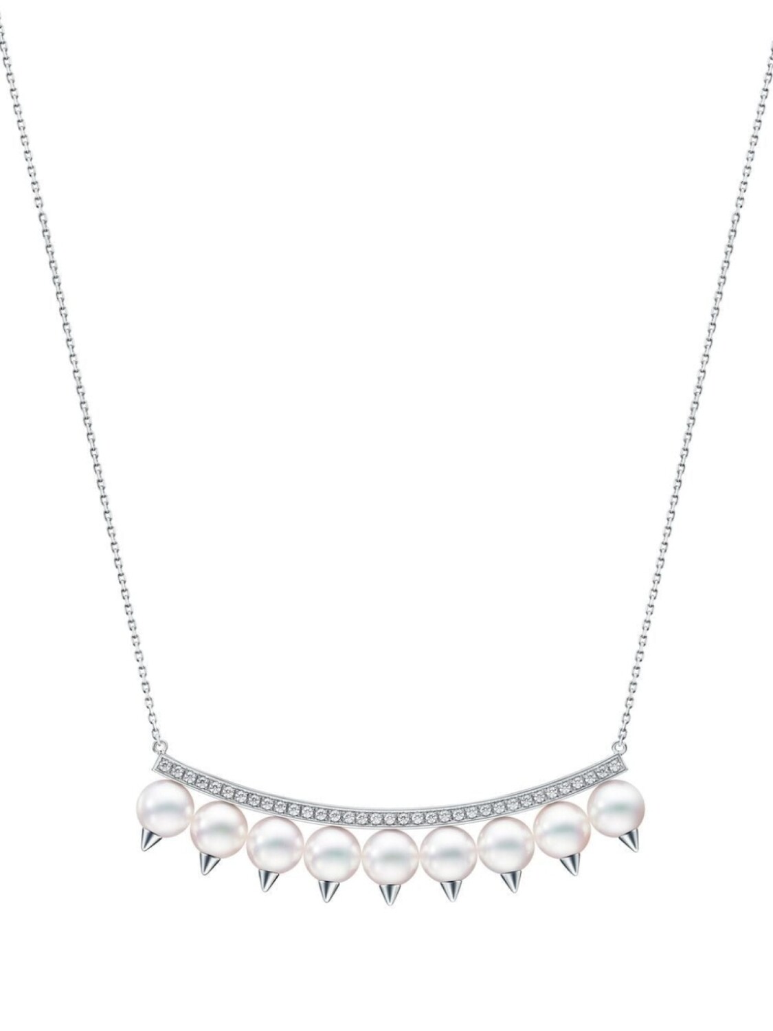 Колье Collection Line Danger из белого золота с бриллиантами TASAKI, серебряный
Колье Collection Line Danger из белого золота с бриллиантами TASAKI, серебряный