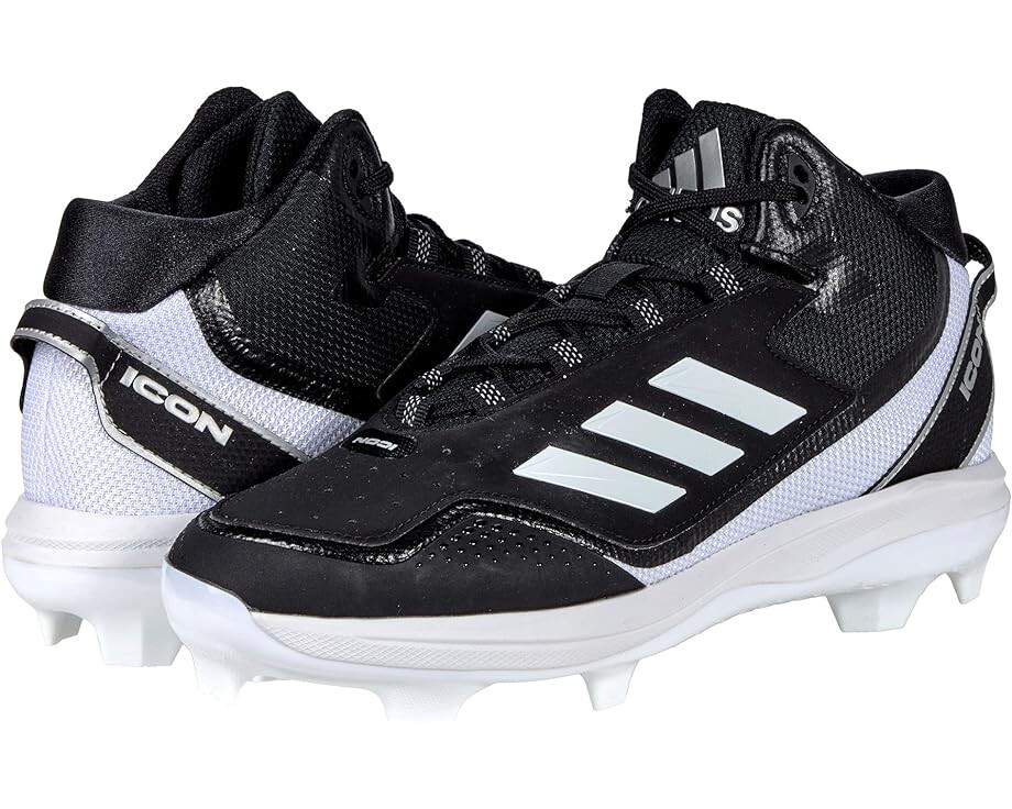Кроссовки Adidas Icon 7 Mid TPU Baseball Cleats, цвет Black/Silver Metallic/White
Кроссовки Adidas Icon 7 Mid TPU Baseball Cleats, цвет Black/Silver Metallic/White