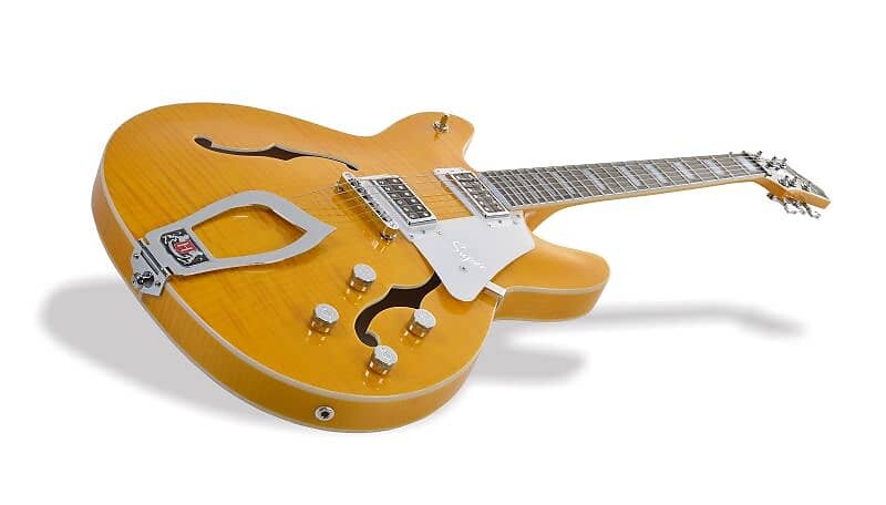 Электрогитара Hagstrom Super Viking Semi Hollow Electric Guitar - Dandy Dandelion
Электрогитара Hagstrom Super Viking Semi Hollow Electric Guitar - Dandy Dandelion