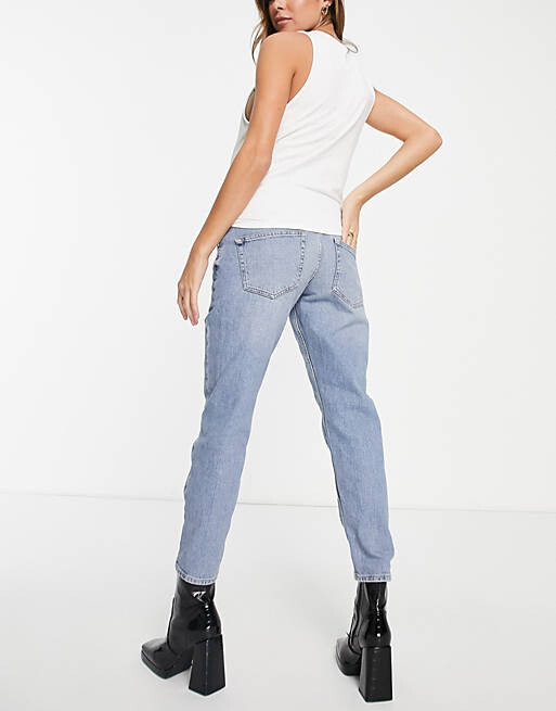 Узкие джинсы для беременных с рваными краями River Island из денима среднего размера
Узкие джинсы для беременных с рваными краями River Island из денима среднего размера