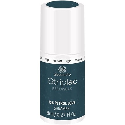 Лак для ногтей Striplac Peel Or Soak Vegan Petrol Love Led, 8 мл, бензиновый синий с мерцанием, Alessandro
Лак для ногтей Striplac Peel Or Soak Vegan Petrol Love Led, 8 мл, бензиновый синий с мерцанием, Alessandro