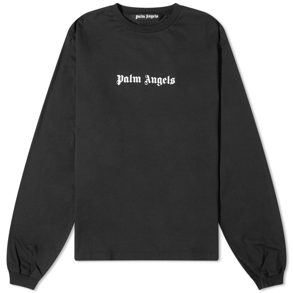 Классическая футболка с длинными рукавами и вышитым логотипом Palm Angels, черный
Классическая футболка с длинными рукавами и вышитым логотипом Palm Angels, черный