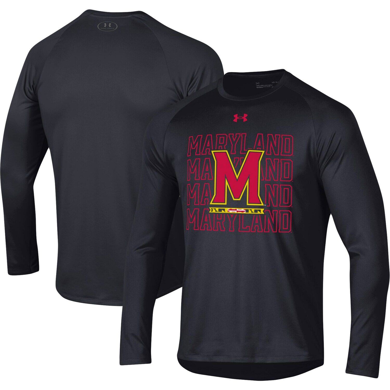 Мужская черная футболка с длинным рукавом Maryland Terrapins 2023 Sideline Tech реглан Under Armour, Черный
Мужская черная футболка с длинным рукавом Maryland Terrapins 2023 Sideline Tech реглан Under Armour, Черный