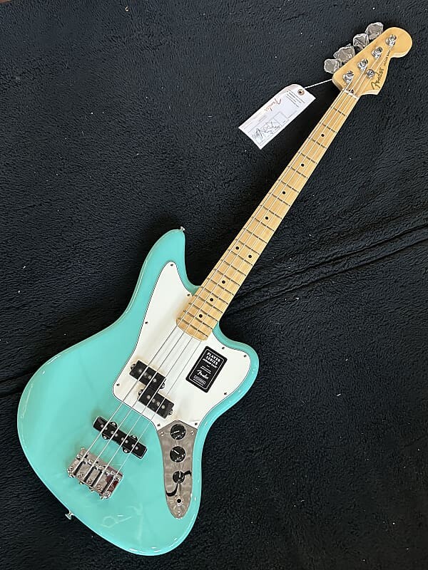 Басс гитара Fender Player Jaguar Bass MN Sea Foam Green #MX23059076 9 lbs 1.2 oz
Басс гитара Fender Player Jaguar Bass MN Sea Foam Green #MX23059076 9 lbs 1.2 oz