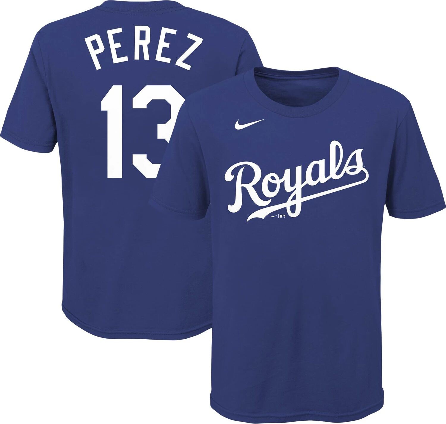 Молодежная футболка Nike Salvador Perez Royal Kansas City Royals с именем и номером игрока Nike
Молодежная футболка Nike Salvador Perez Royal Kansas City Royals с именем и номером игрока Nike